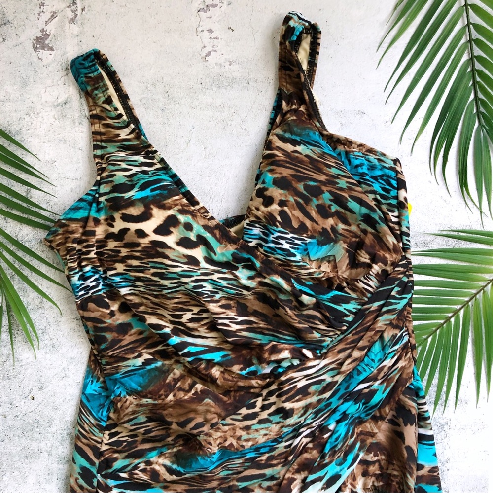 Miraclesuit Charming Cheetah One Piece 20W - Picture 8 of 8